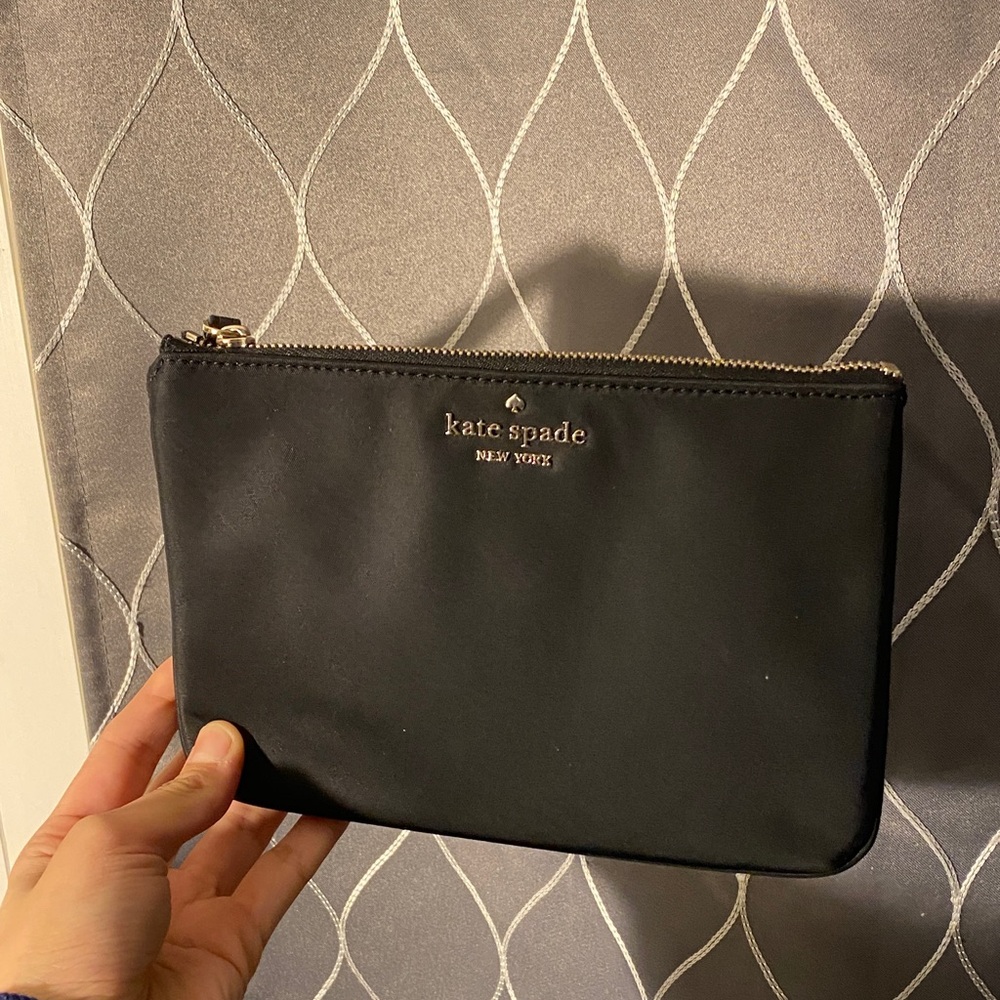 Kate Spade Black Zip Pouch